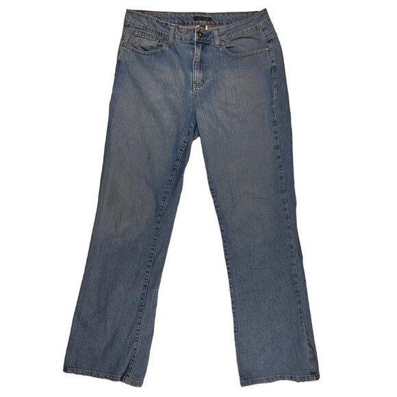 Y2K Tommy Hilfiger Light Wash Low Waist Denim Bootcut Jeans Size 8 - Picture 2 of 7